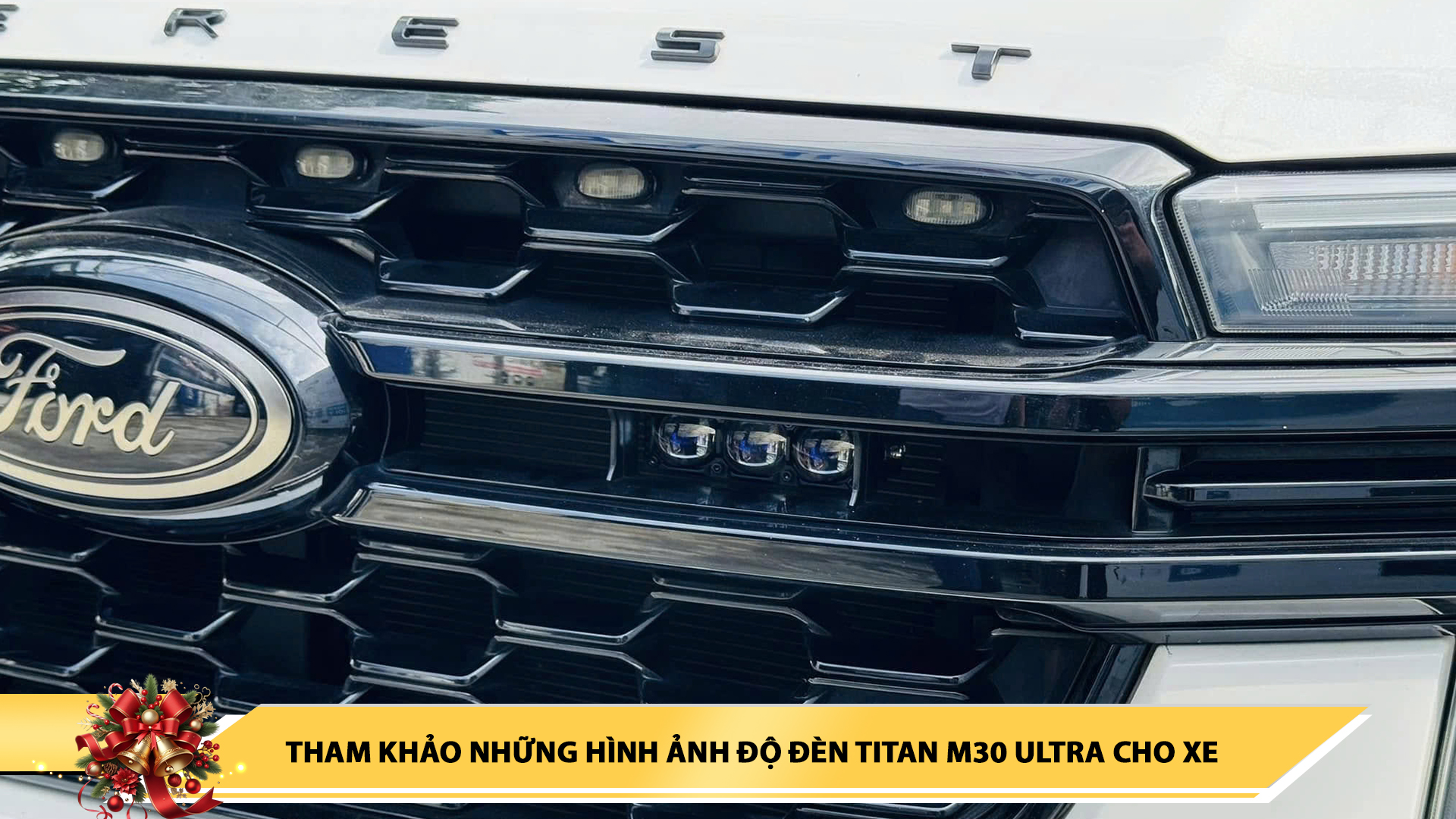 THAM KHẢO NHỮNG HÌNH ẢNH ĐỘ ĐÈN TITAN M30 ULTRA CHO XE